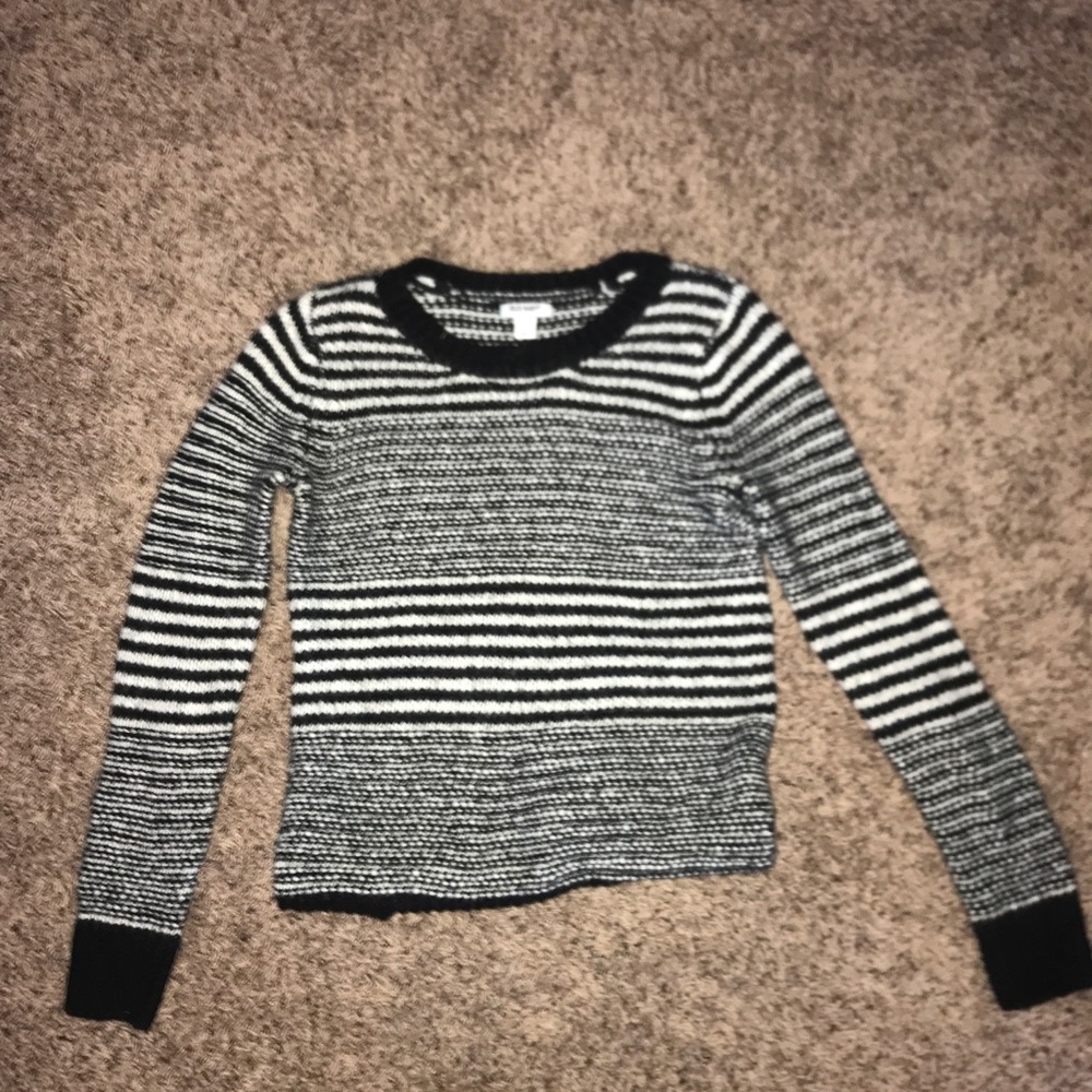 Black and white striped sweater (Size small)